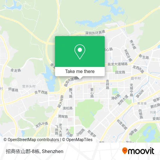 招商依山郡-8栋 map