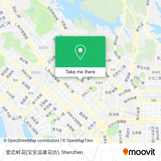 爱恋鲜花(宝安温馨花坊) map
