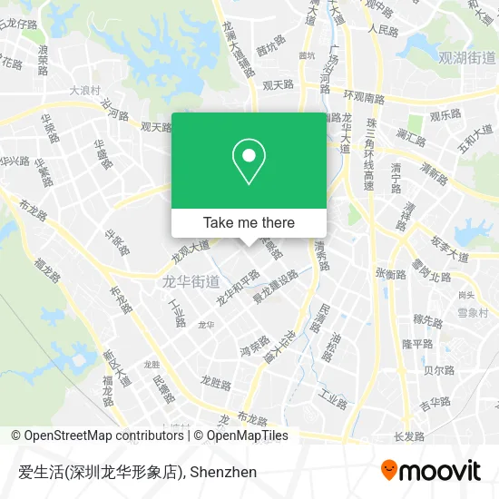 爱生活(深圳龙华形象店) map