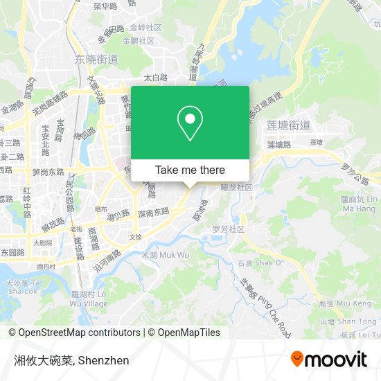 湘攸大碗菜 map