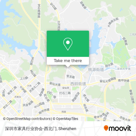 深圳市家具行业协会-西北门 map