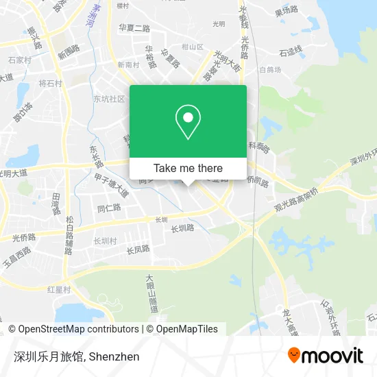 深圳乐月旅馆 map