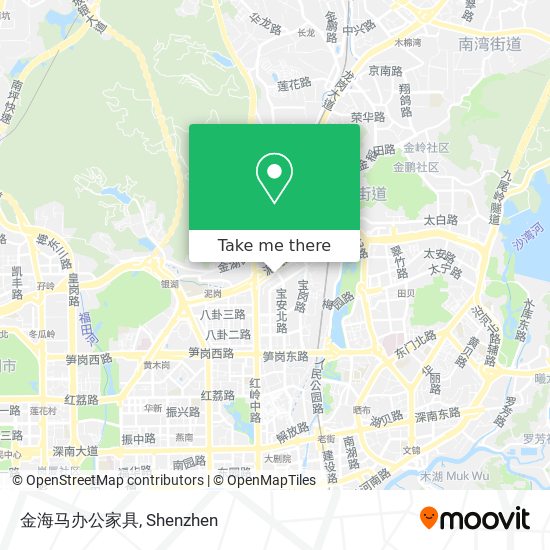 金海马办公家具 map