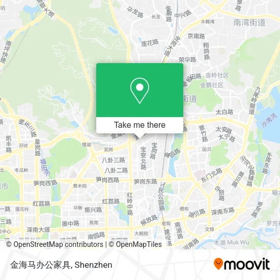 金海马办公家具 map