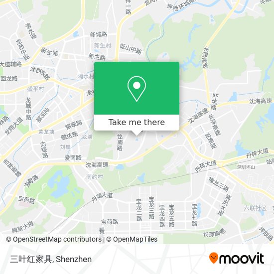 三叶红家具 map