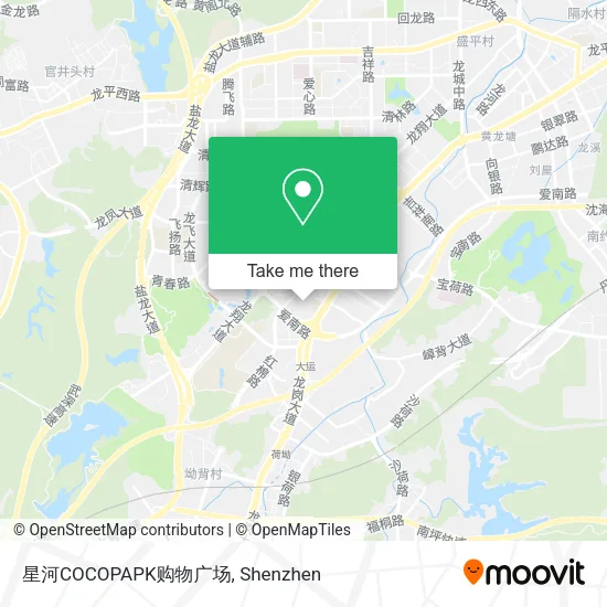 星河COCOPAPK购物广场 map