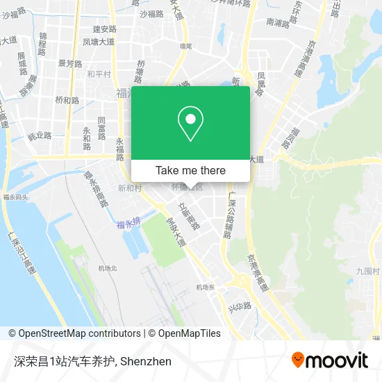 深荣昌1站汽车养护 map