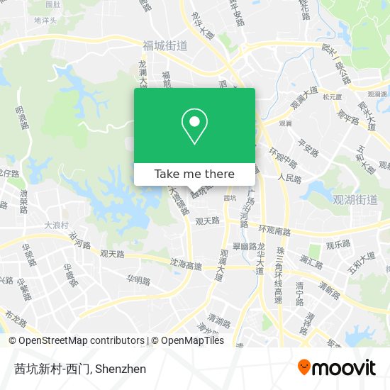 茜坑新村-西门 map