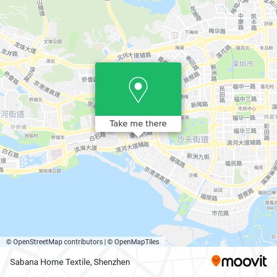 Sabana Home Textile map