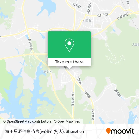 海王星辰健康药房(南海百货店) map