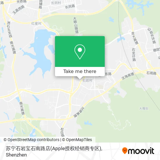苏宁石岩宝石南路店(Apple授权经销商专区) map