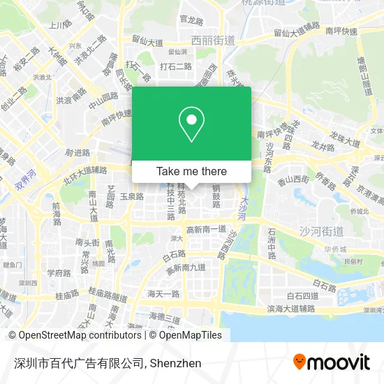深圳市百代广告有限公司 map