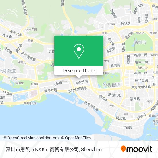 深圳市恩凯（N&K）商贸有限公司 map