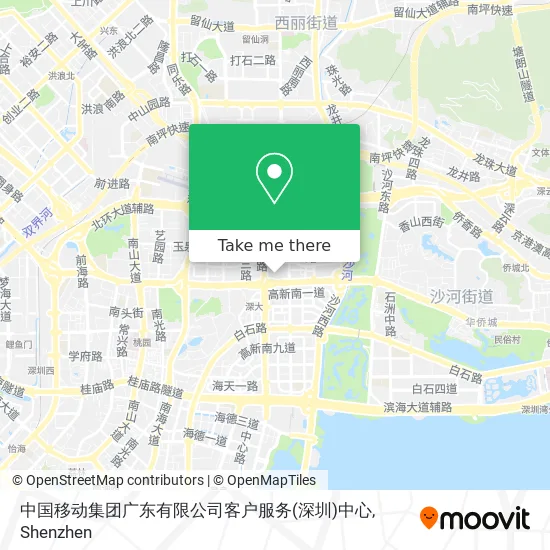 中国移动集团广东有限公司客户服务(深圳)中心 map