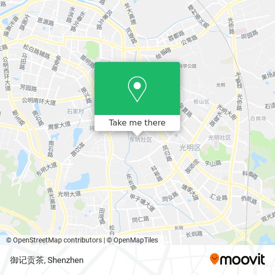 御记贡茶 map