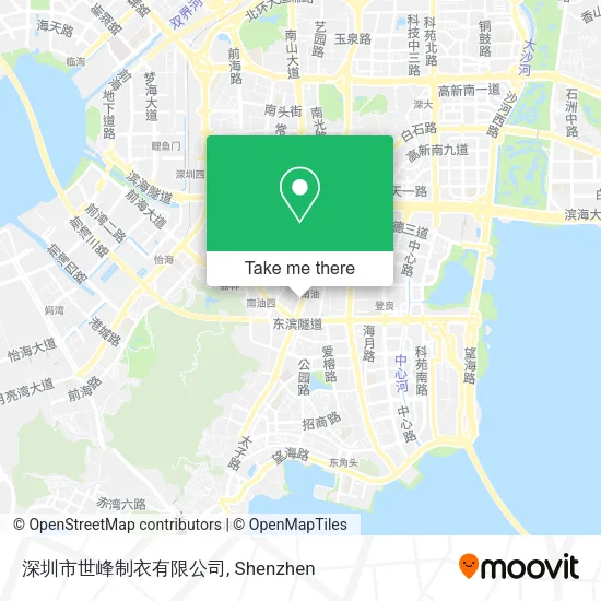 深圳市世峰制衣有限公司 map