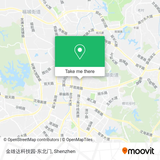 金雄达科技园-东北门 map