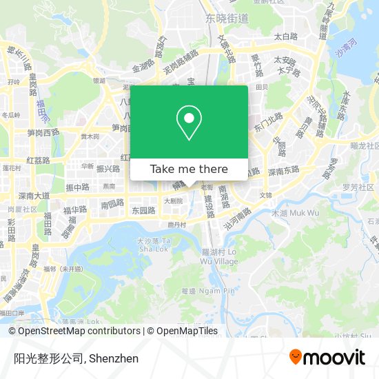 阳光整形公司 map