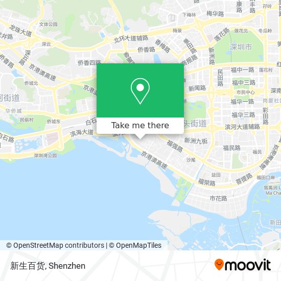 新生百货 map