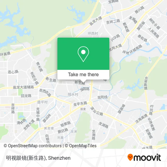 明视眼镜(新生路) map