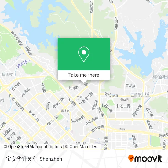 宝安华升叉车 map