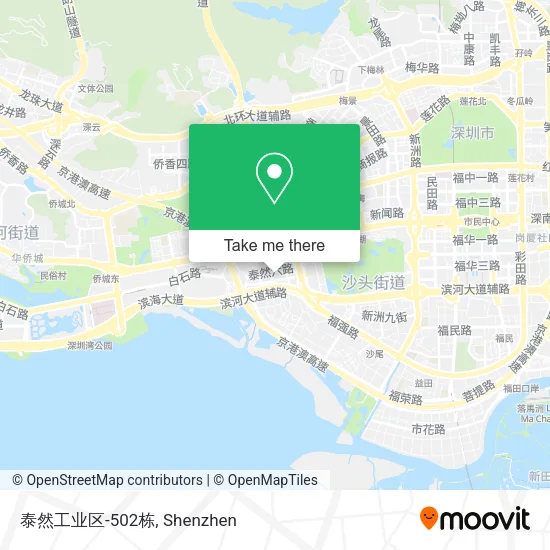 泰然工业区-502栋 map