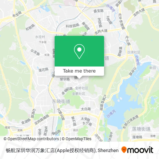 畅航深圳华润万象汇店(Apple授权经销商) map