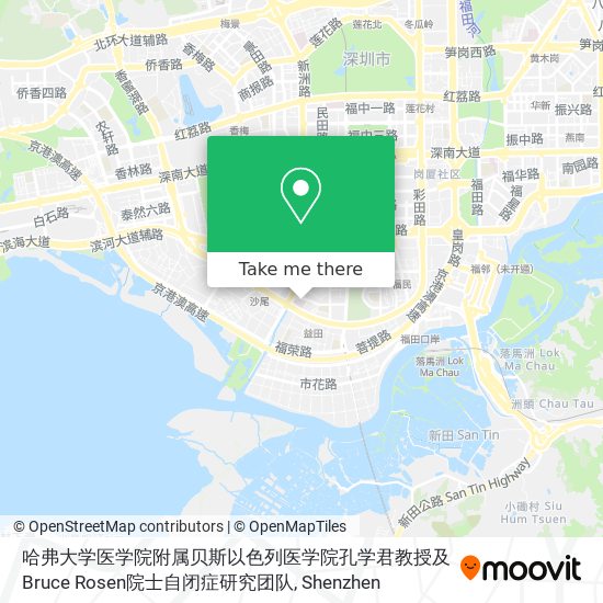 哈弗大学医学院附属贝斯以色列医学院孔学君教授及Bruce Rosen院士自闭症研究团队 map