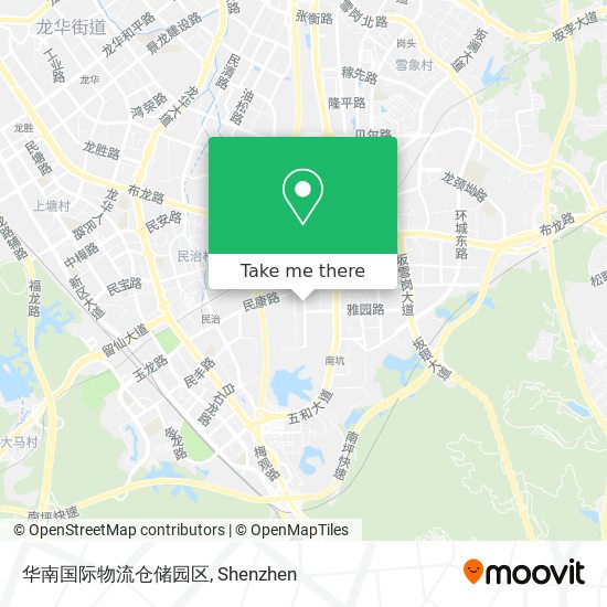 华南国际物流仓储园区 map