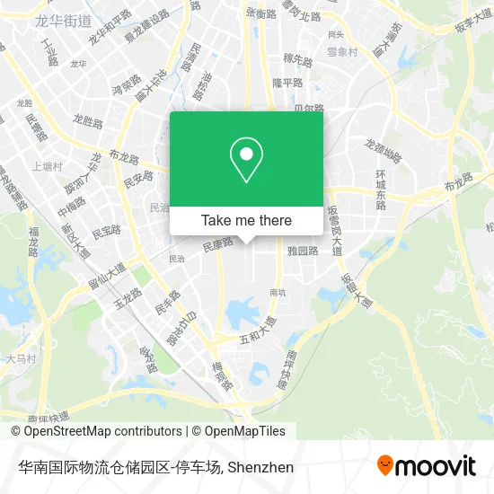 华南国际物流仓储园区-停车场 map