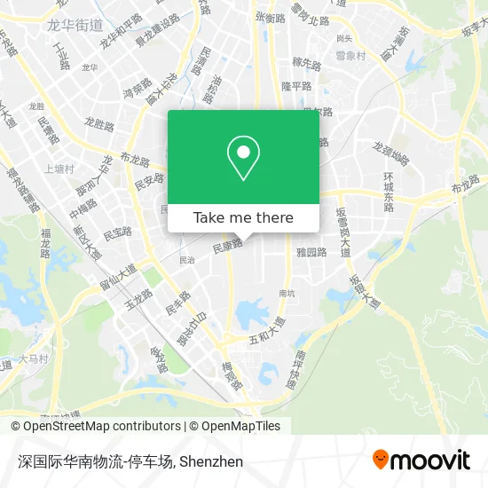 深国际华南物流-停车场 map