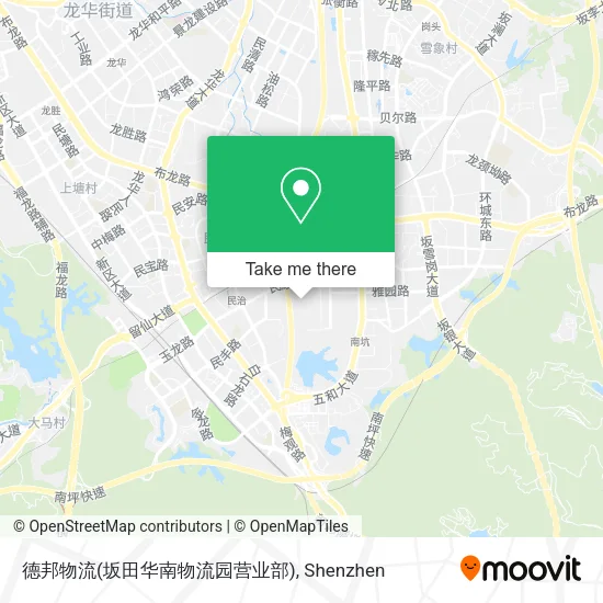 德邦物流(坂田华南物流园营业部) map