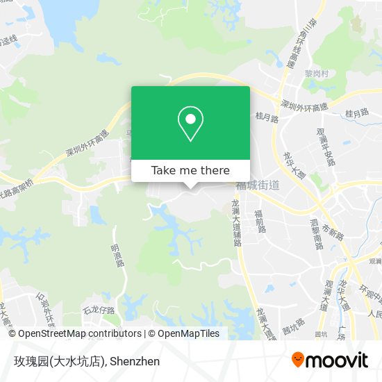 玫瑰园(大水坑店) map
