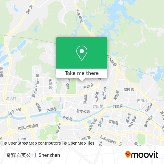 奇辉石英公司 map