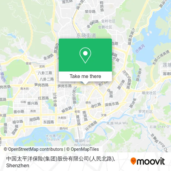 中国太平洋保险(集团)股份有限公司(人民北路) map