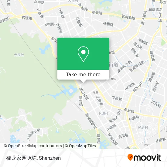 福龙家园-A栋 map