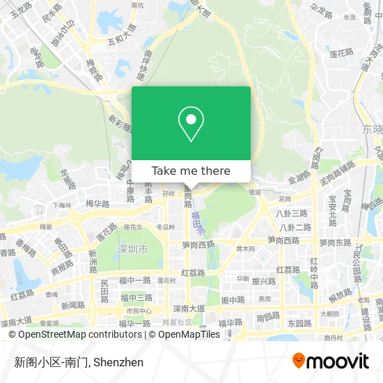 新阁小区-南门 map