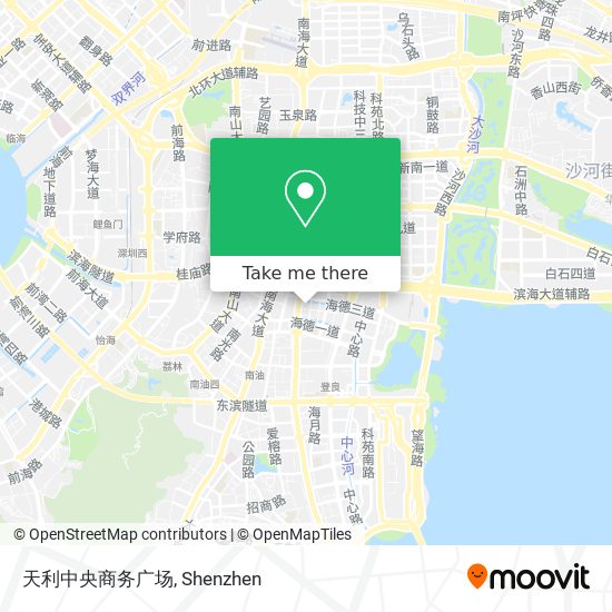 天利中央商务广场 map