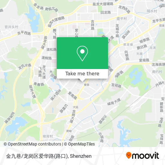 金九巷/龙岗区爱华路(路口) map