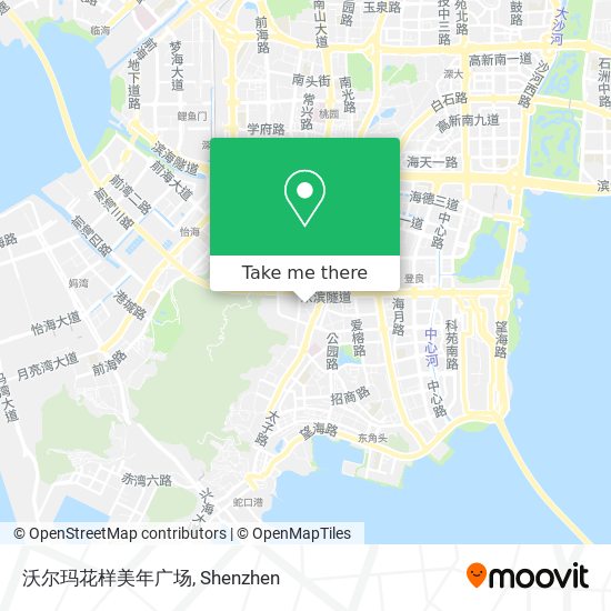 沃尔玛花样美年广场 map