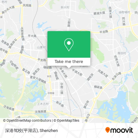深港驾校(平湖店) map