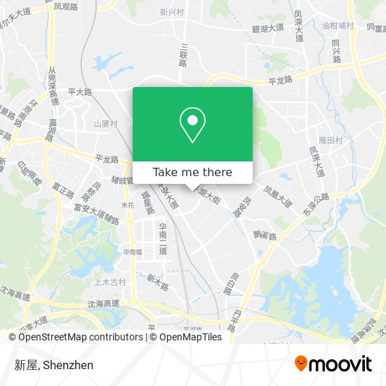 新屋 map