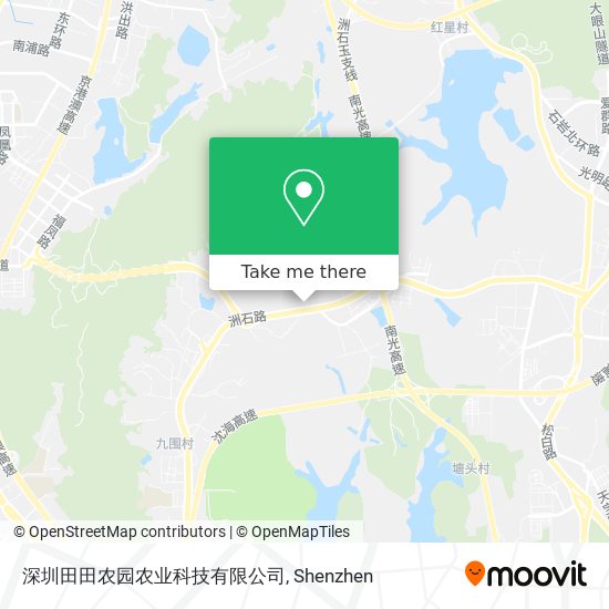 深圳田田农园农业科技有限公司 map