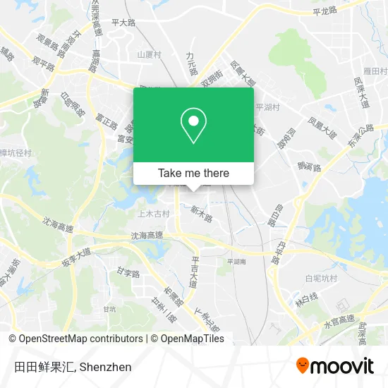 田田鲜果汇 map