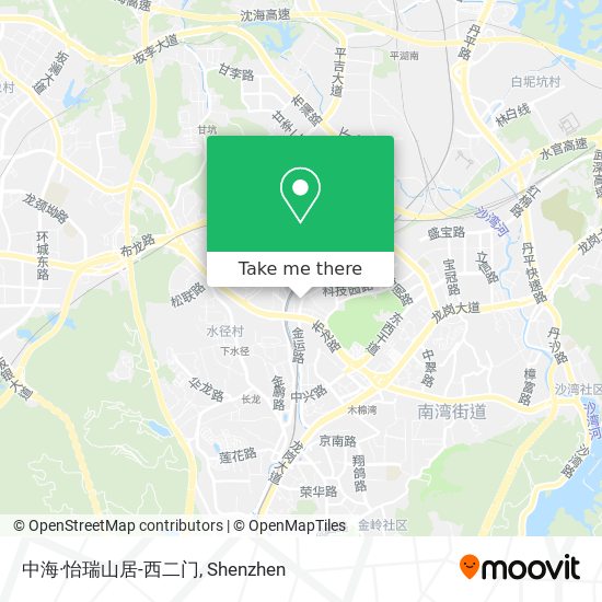 中海·怡瑞山居-西二门 map