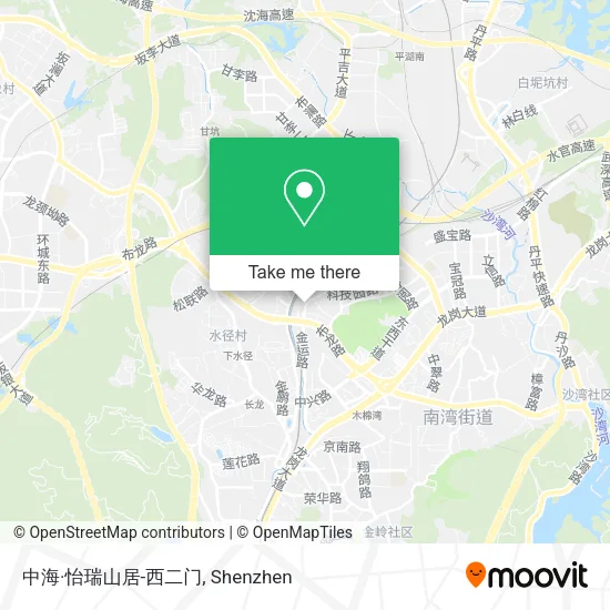 中海·怡瑞山居-西二门 map