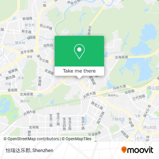怡瑞达乐郡 map