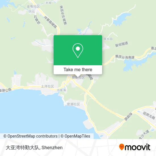 大亚湾特勤大队 map