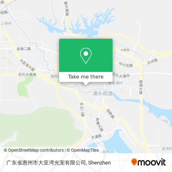 广东省惠州市大亚湾光宠有限公司 map