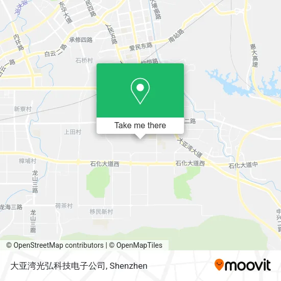 大亚湾光弘科技电子公司 map